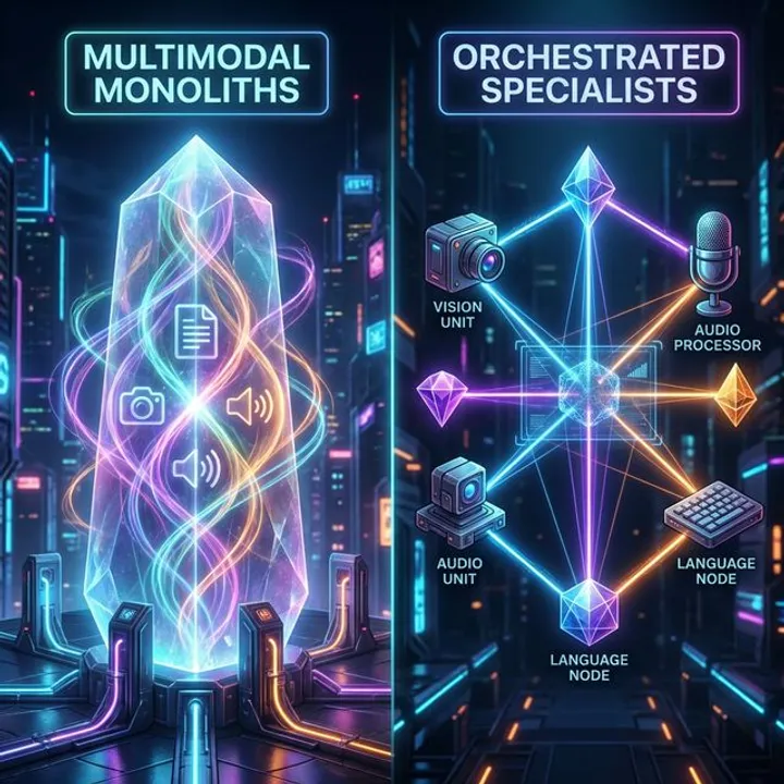 Multimodal AI vs. Orchestrated Specialists