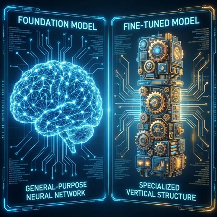 Foundation Models vs. Vertical Fine-Tuning