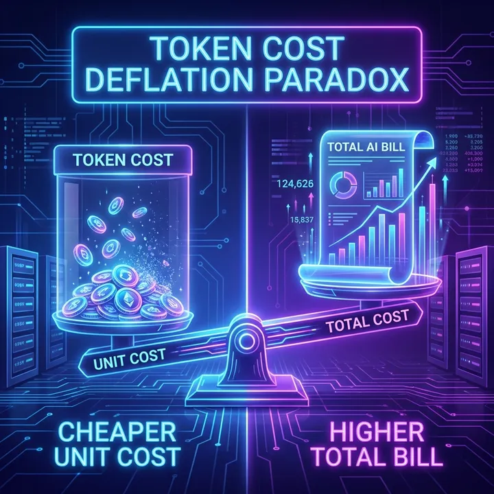 The Token Cost Deflation Paradox: Why Cheaper AI Is Making Your Bills Higher