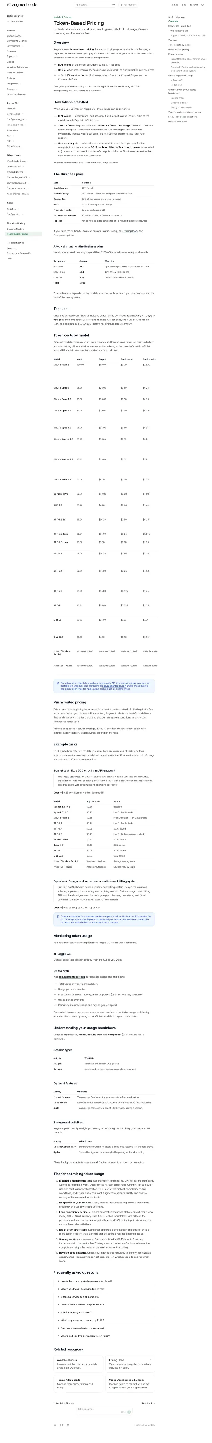 Augment Code docs-pricing, captured Aug 4, 2026