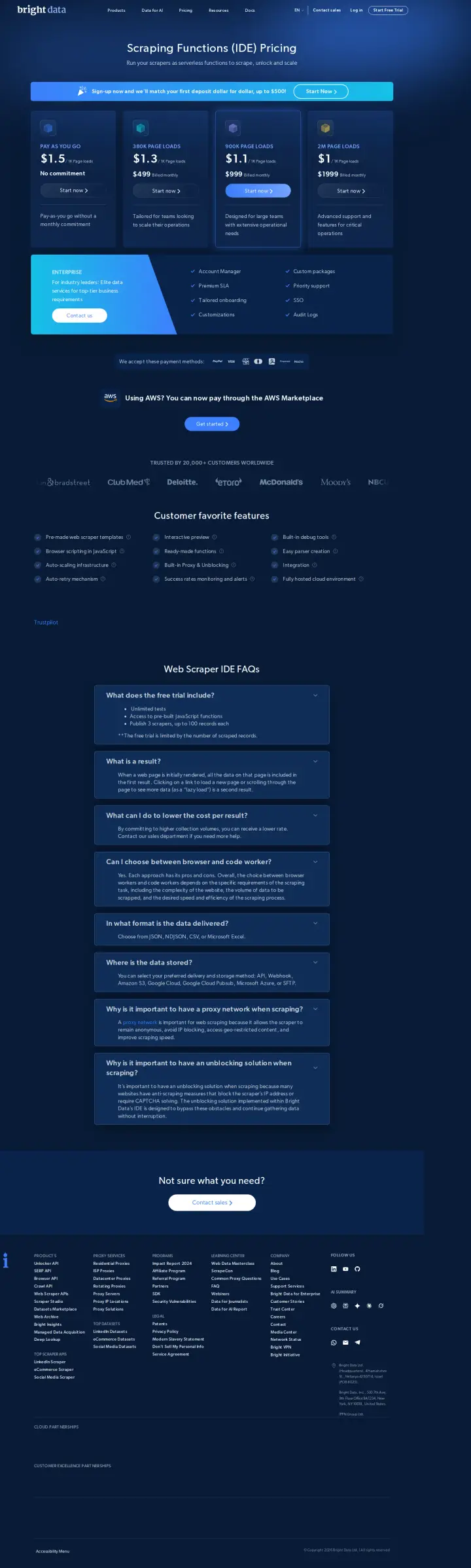 Bright Data web-scraper-functions, captured Jun 4, 2026