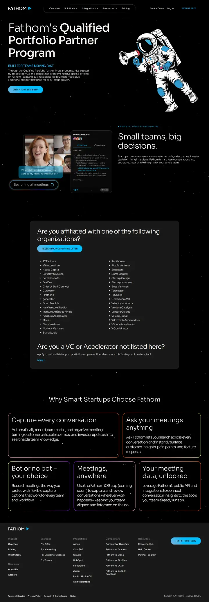Fathom enterprise, captured Jul 22, 2026