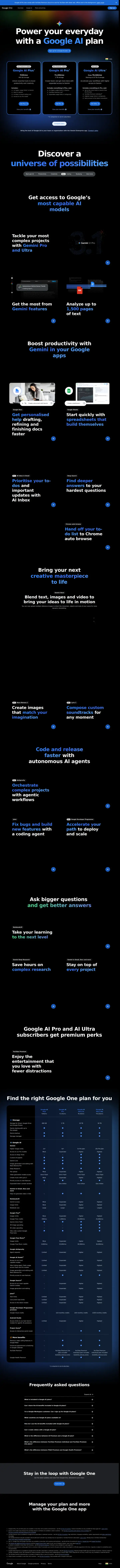Google Google AI Pro & Ultra, captured Jul 6, 2026