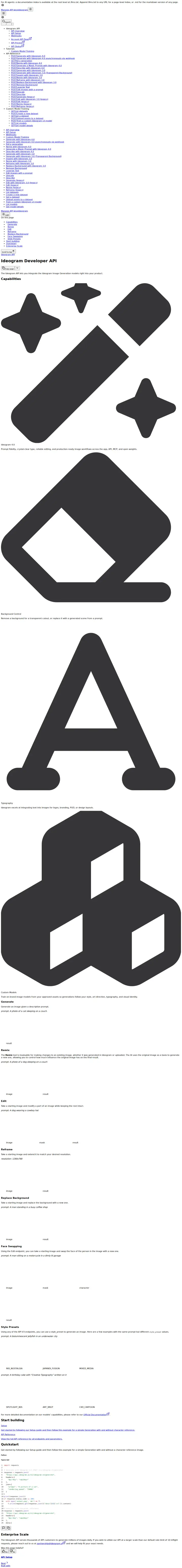 Ideogram docs-pricing, captured Jul 22, 2026