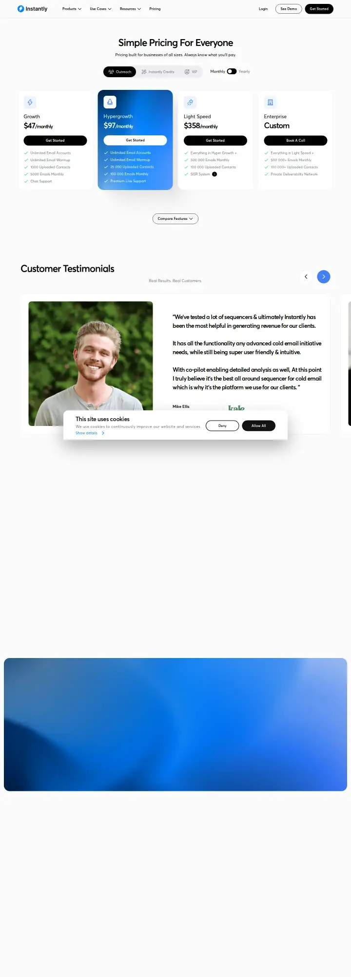 Instantly main-outreach-monthly, captured Jun 4, 2026
