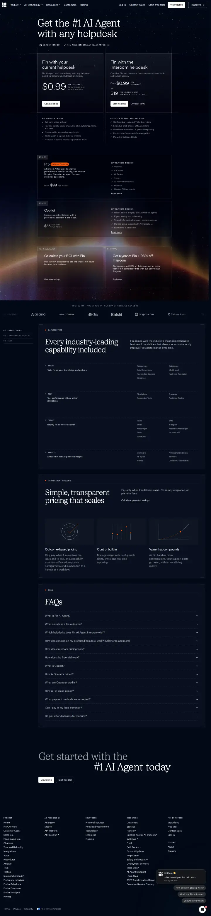 Intercom fin-standalone, captured Aug 13, 2026