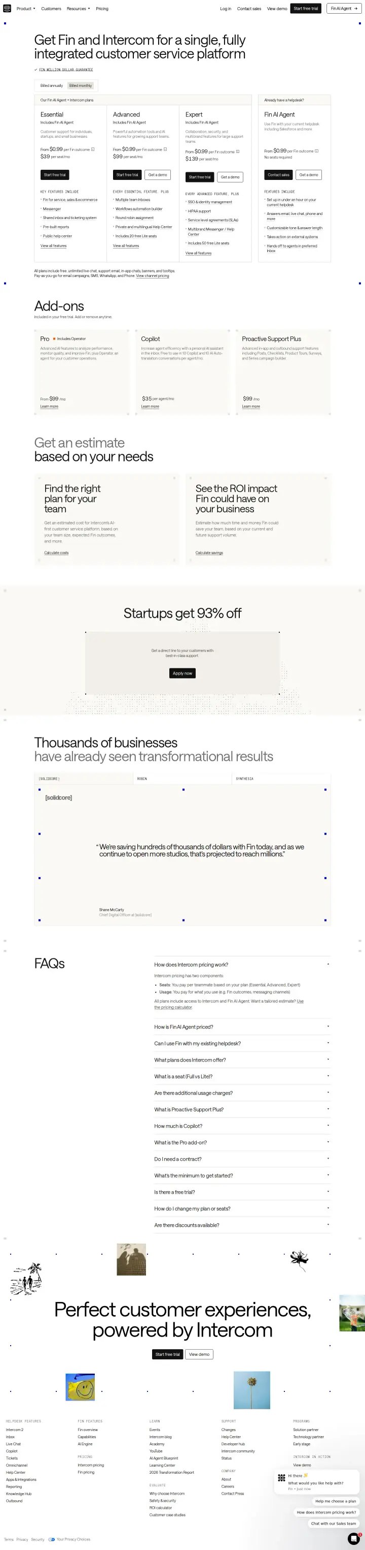 Intercom main-monthly, captured Aug 14, 2026