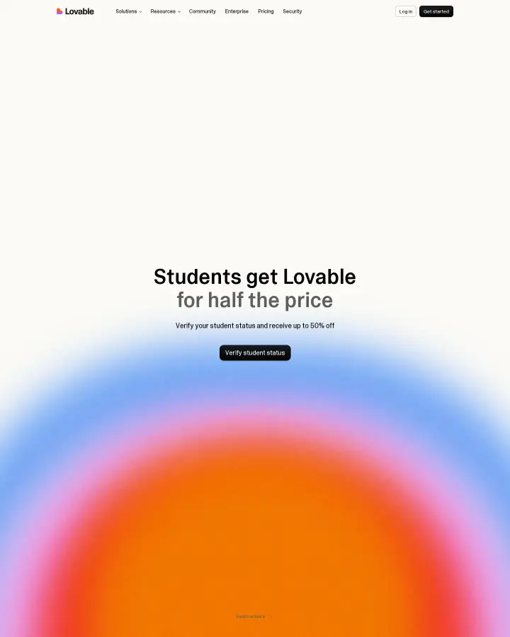 Lovable students, captured Jun 30, 2026