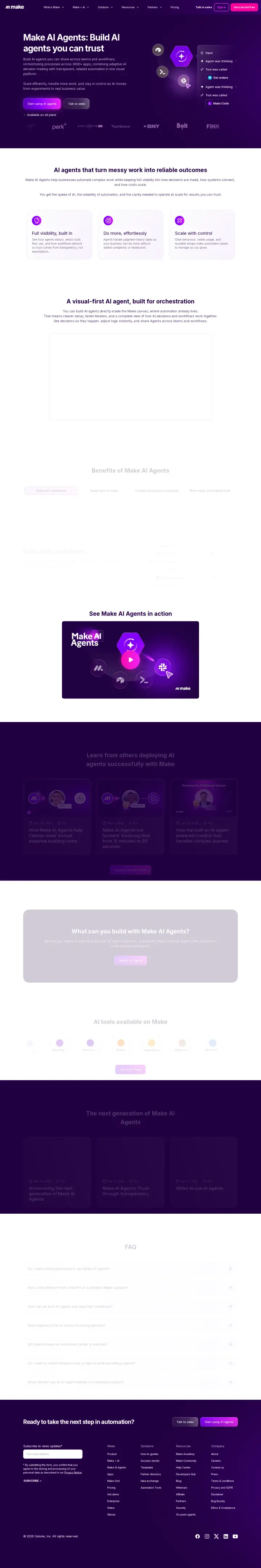 Make ai-agents, captured Aug 5, 2026