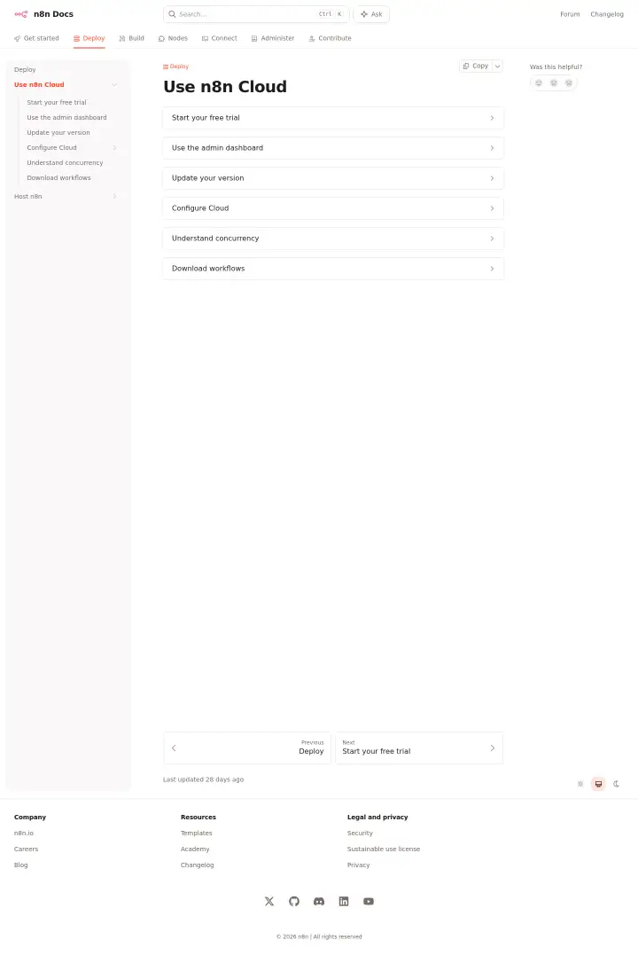 n8n docs-pricing, captured Jul 22, 2026