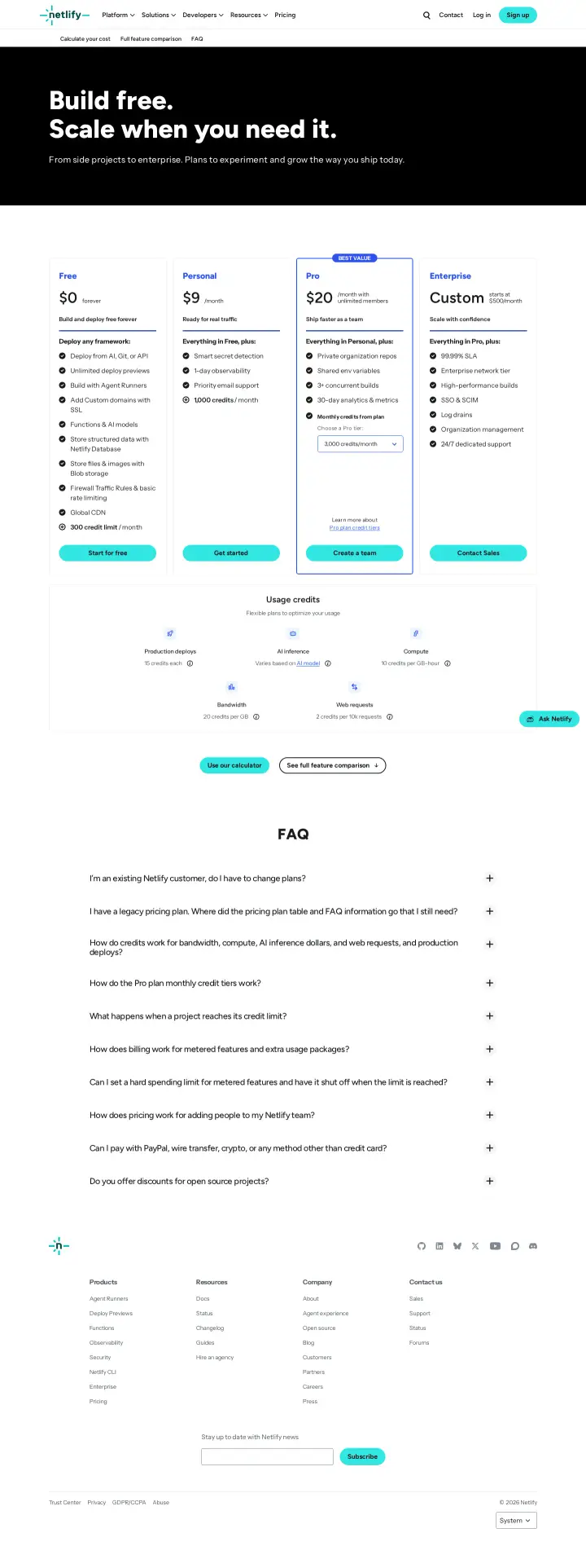 Netlify main-default, captured Jul 14, 2026
