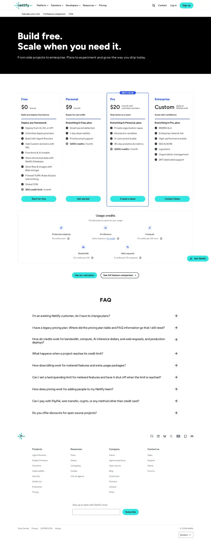 Netlify main-default, captured Jul 6, 2026