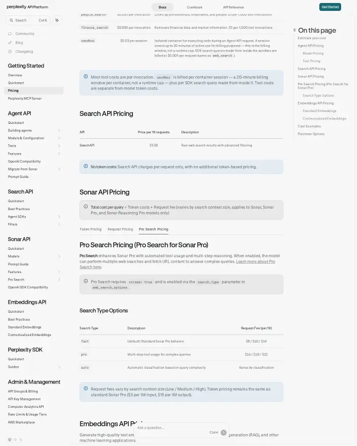 Perplexity AI api-pricing-pro-search-pricing, captured Jul 21, 2026