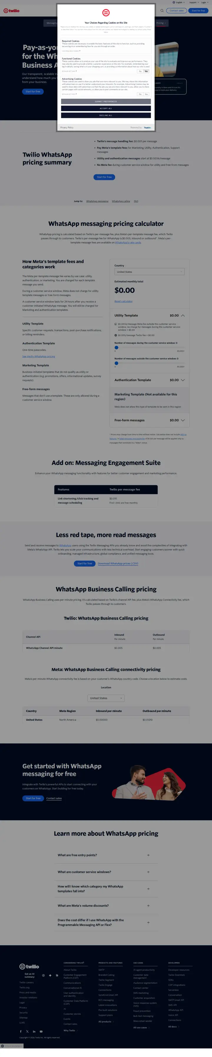 Twilio whatsapp, captured Sep 5, 2026