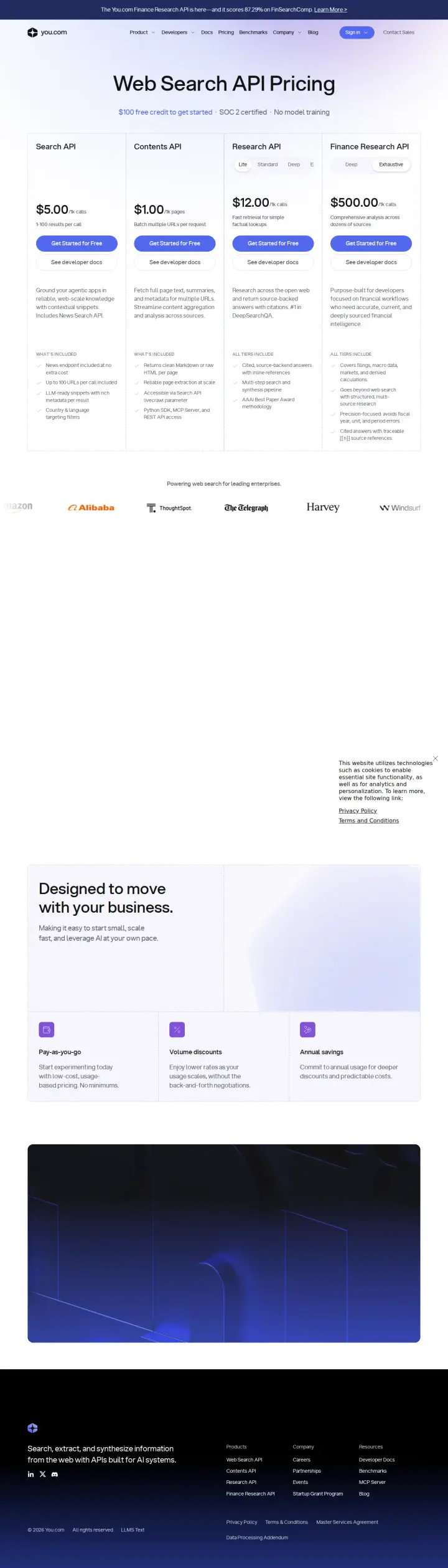 You.com main-finance-exhaustive, captured May 31, 2026