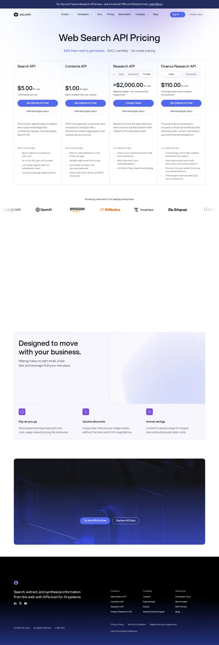 You.com main-research-frontier, captured May 31, 2026