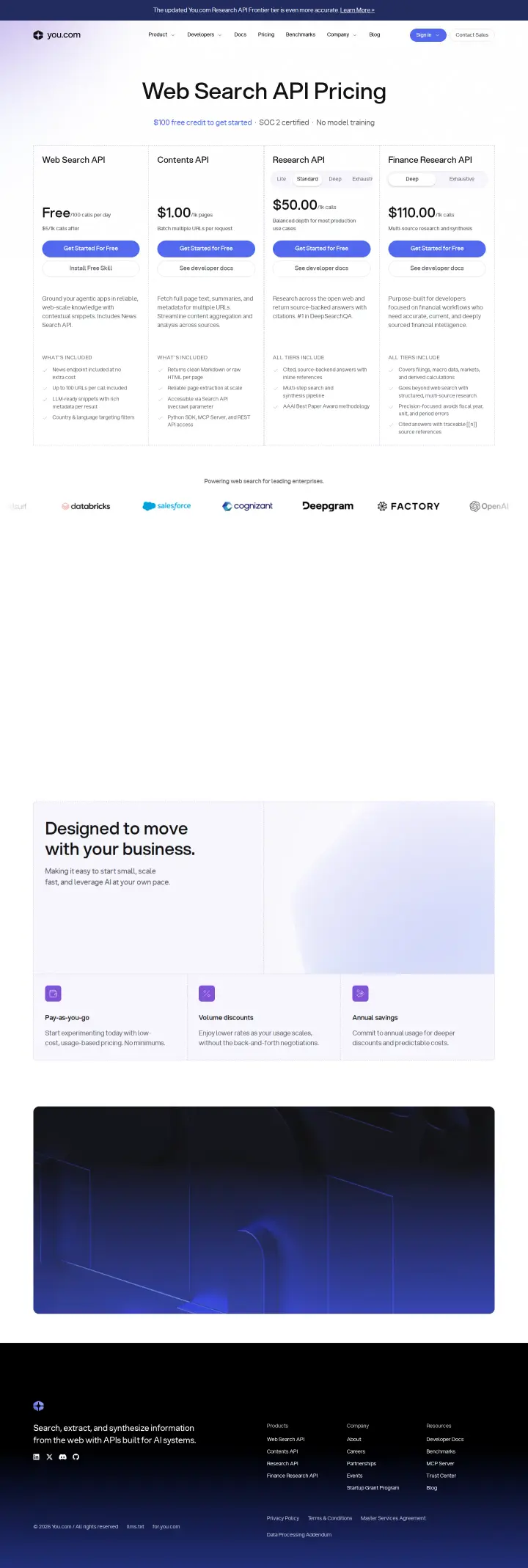 You.com main-research-standard, captured Jul 29, 2026
