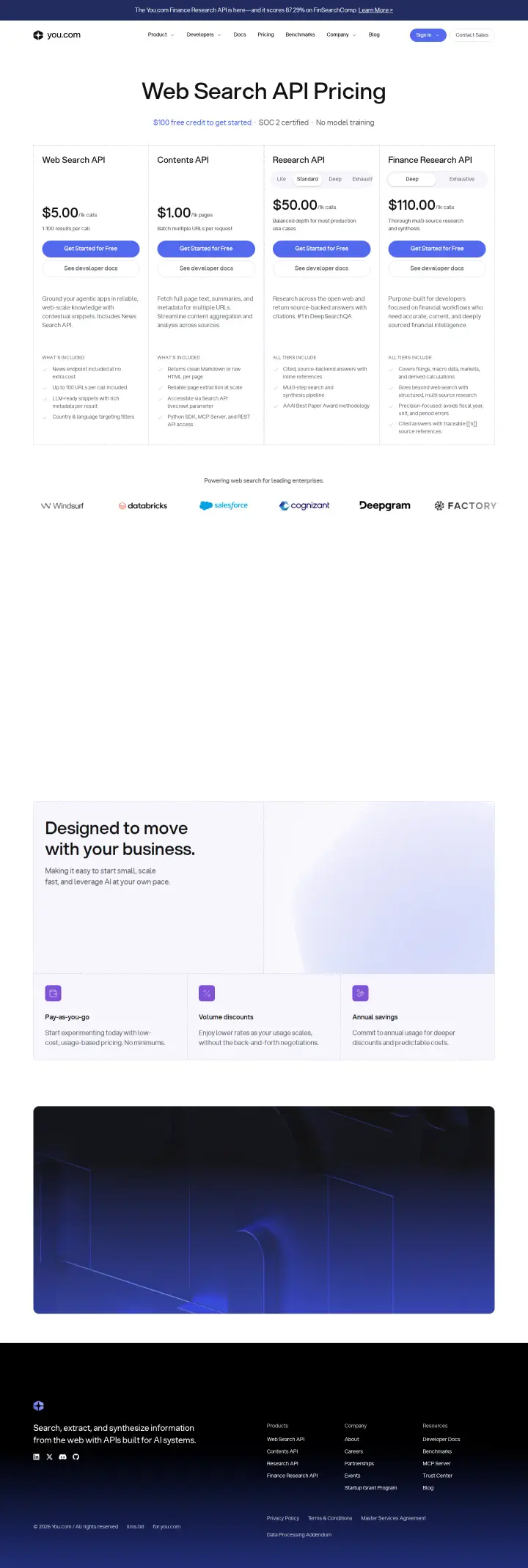 You.com main-research-standard, captured Jul 22, 2026