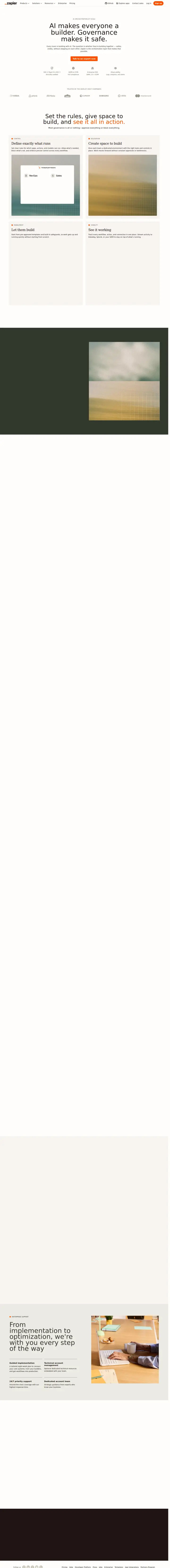 Zapier enterprise, captured Jun 24, 2026