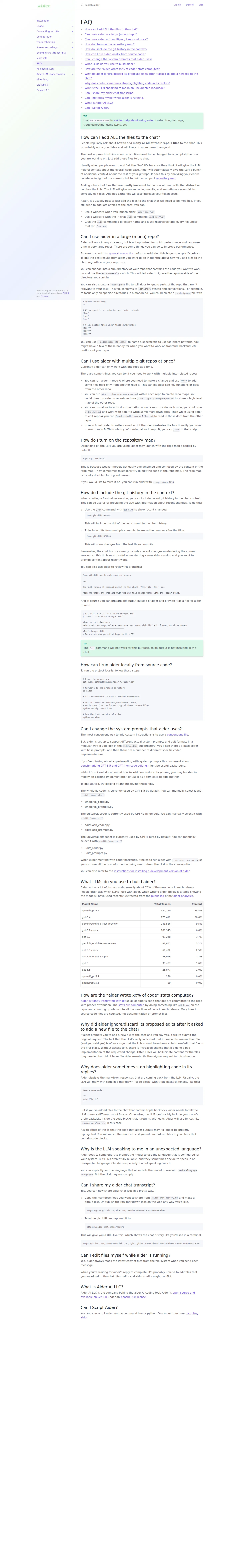 Facts captured — free OSS tool, BYO-key token cost confirmed - Confirmed Aider remains free and open-source (Apache-2.0) with no subscription, 