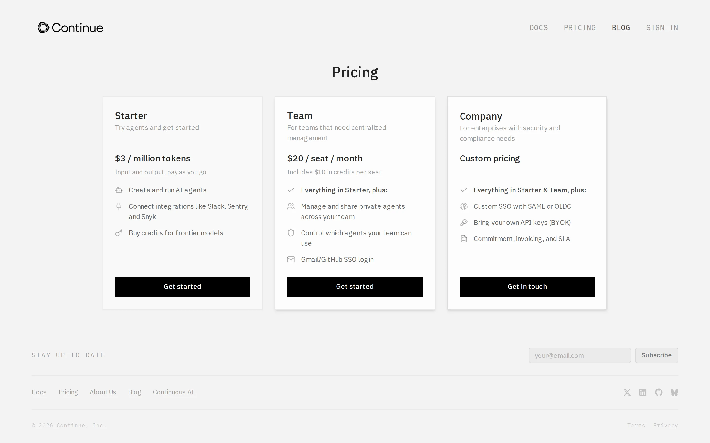 Free Solo tier replaced by metered $3/M-token Starter - Wayback snapshot shows the entry plan renamed from 'Solo' (Free) to 'Starter' pr
