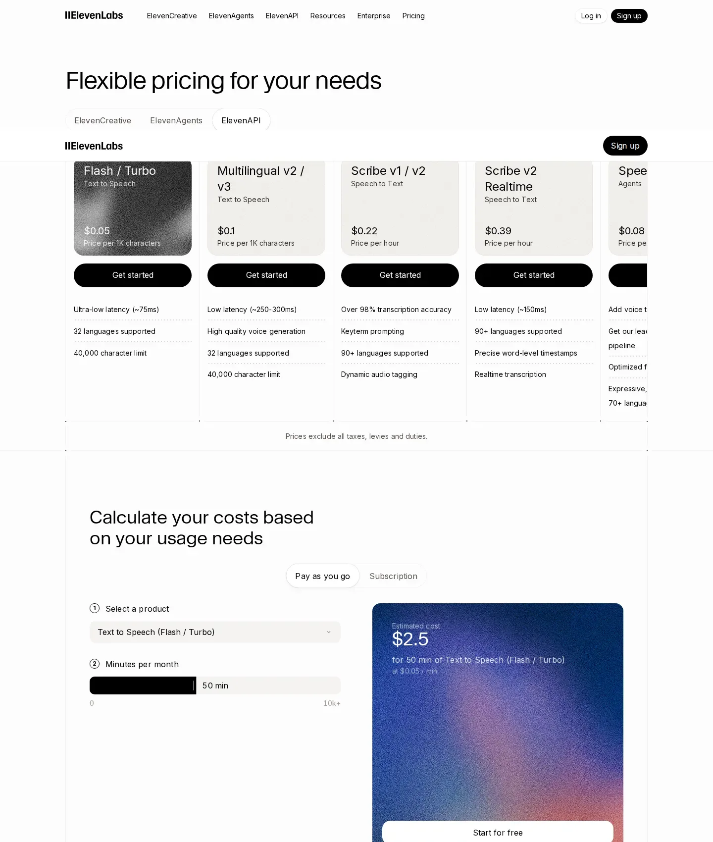 PAYG shift begins - ElevenLabs lowered API and agent pricing for self-serve users and introduced PAY