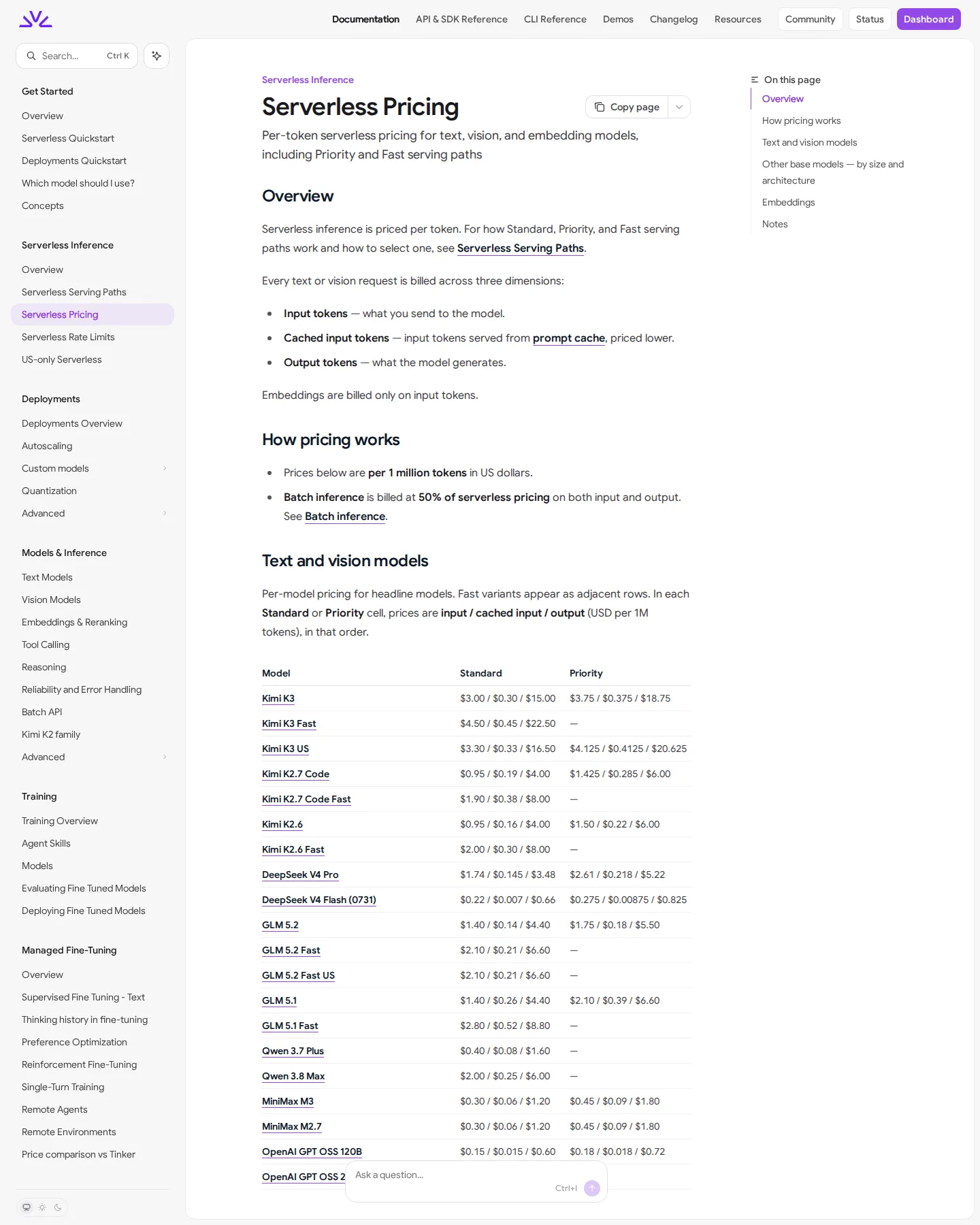 DeepSeek V4 Flash (0731) repriced; Qwen 3.8 Max added - Fireworks silently repriced DeepSeek V4 Flash (0731) on the serverless rate card
