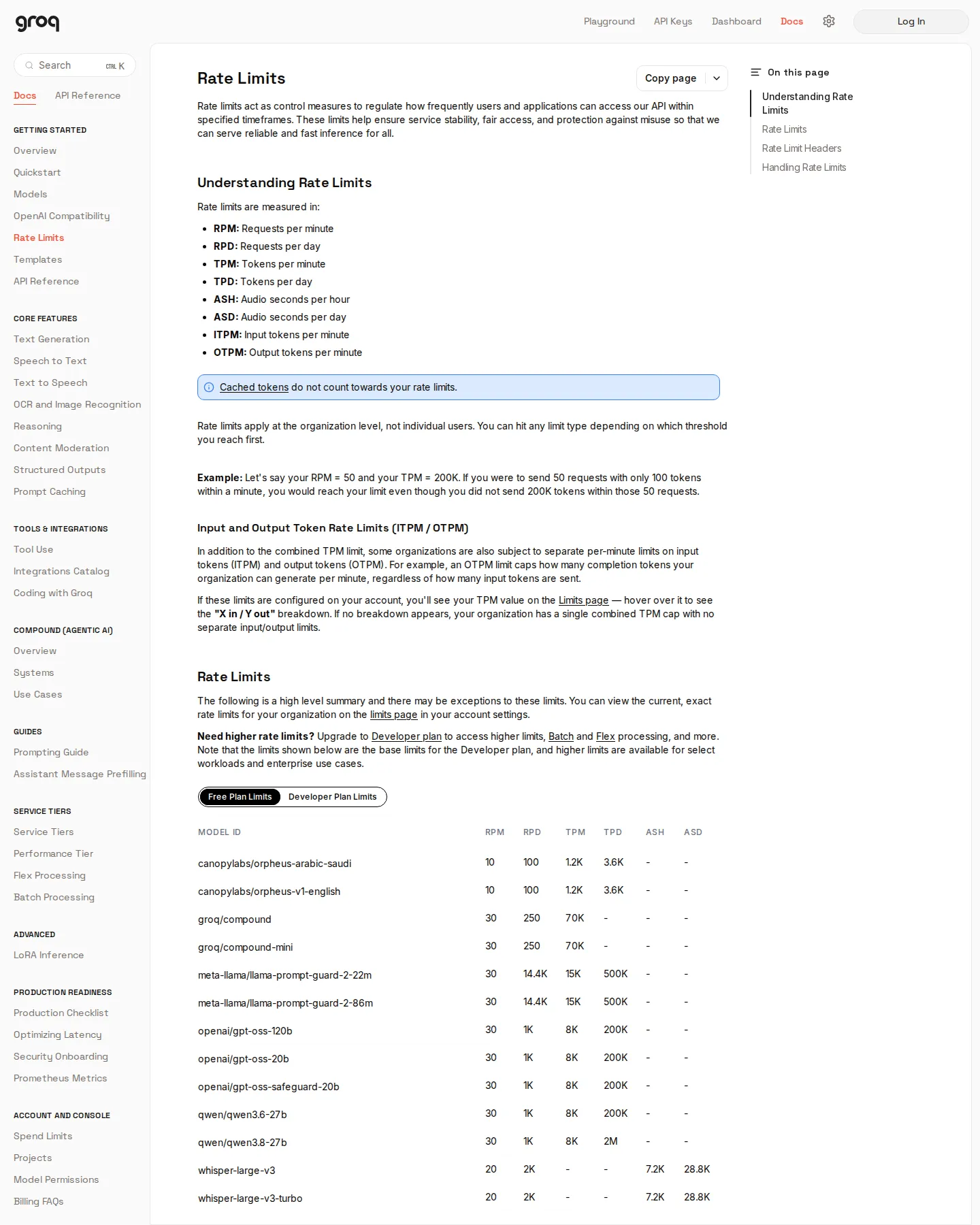 Llama 3.1 8B Instant and Llama 3.3 70B Versatile Moved to Enterprise-Only Pricing screenshot 2