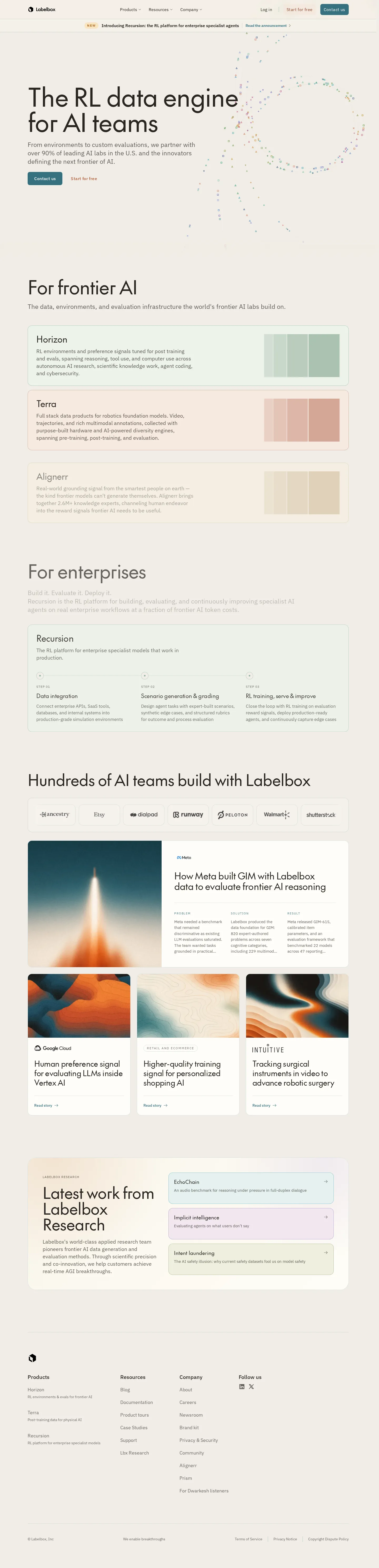 Public pricing page retired; LBU rate moves into the docs - labelbox.com/pricing and the LBU pricing calculator now return 404. The homepage