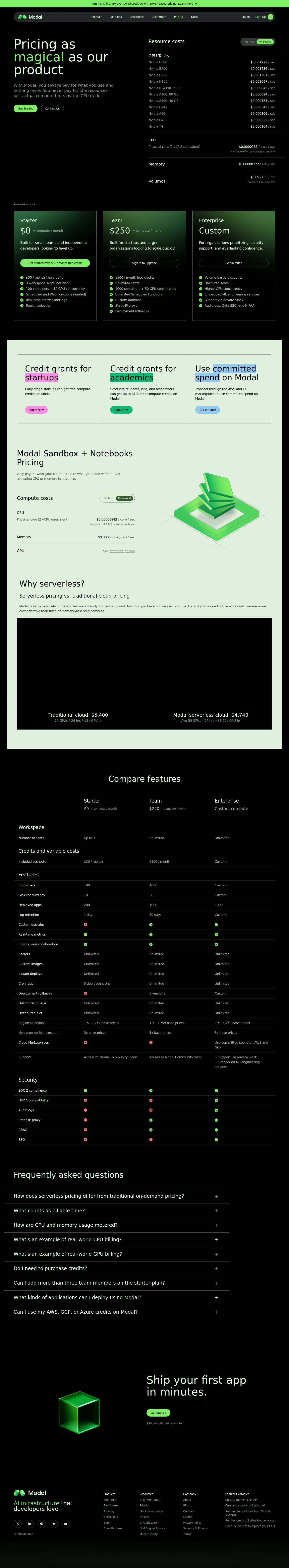 Shared API Launched — Token-Based Pricing Alongside Per-Second GPU screenshot 1