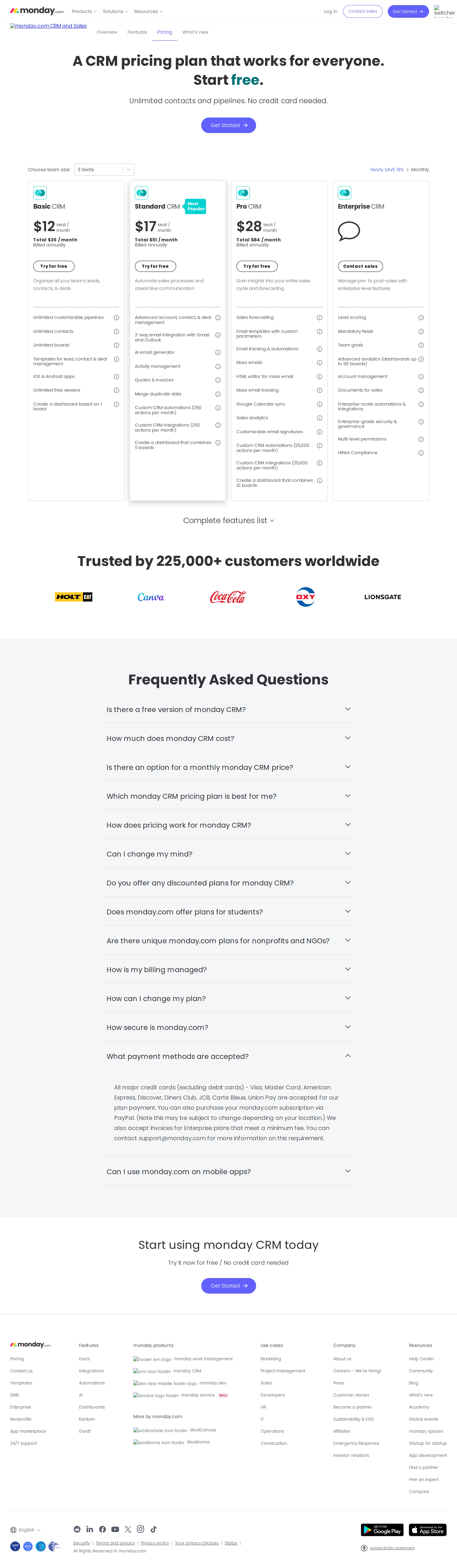 Product separation: monday CRM and monday dev fully unbundled - monday.com's support center announced ("Product separation & pricing model updat