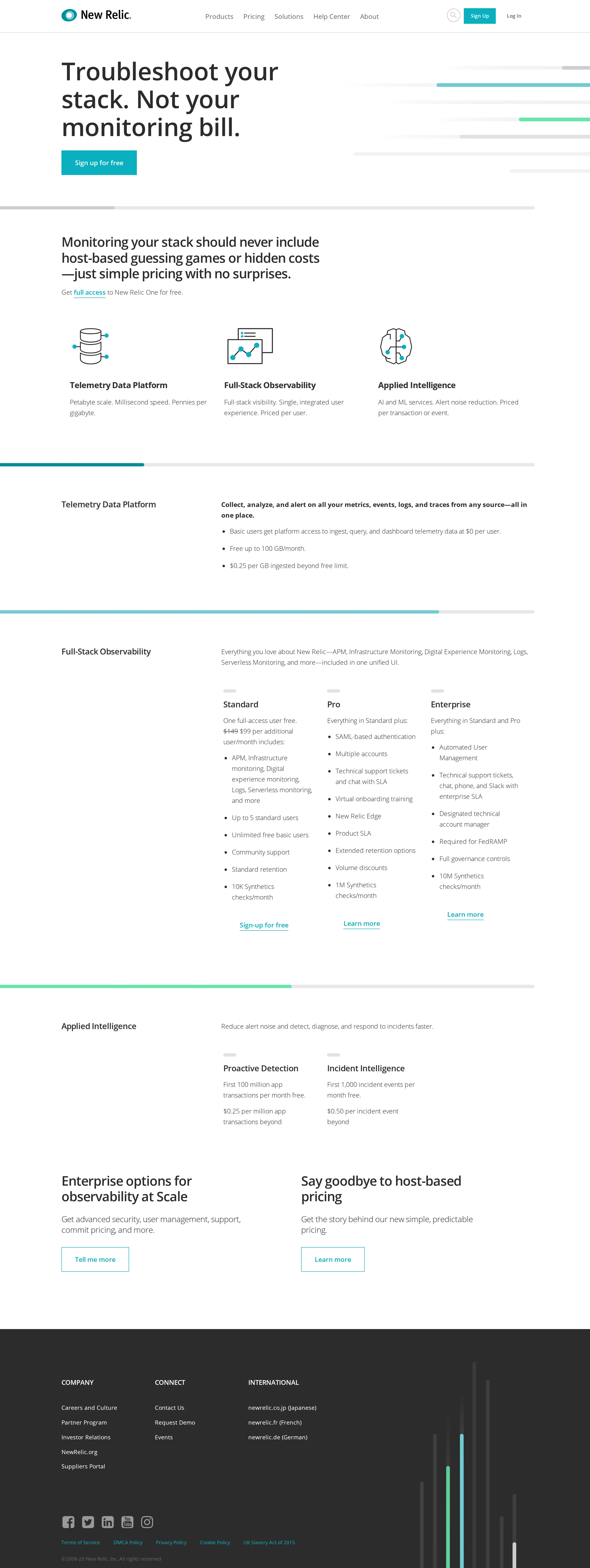 New Relic One usage-based relaunch - New Relic abandoned host-based pricing entirely for 'New Relic One': a perpetual