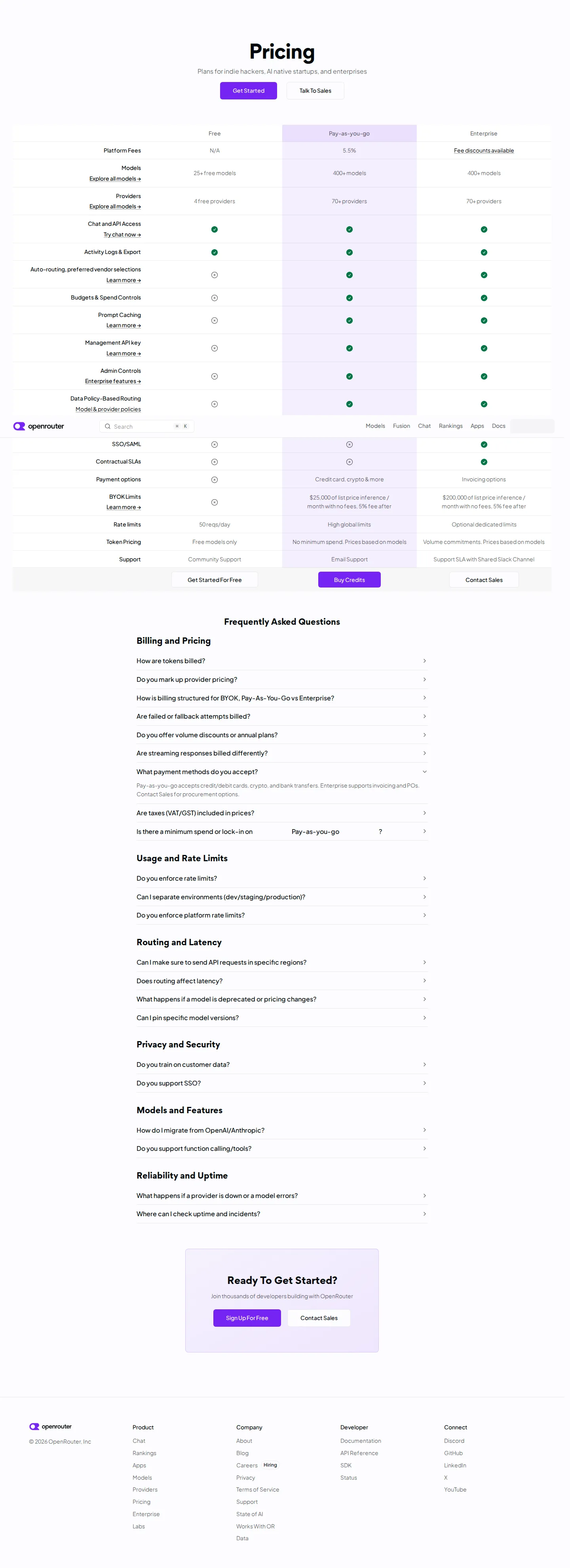 BYOK free allotment moves to a dollar cap ($25K / $200K of list-price inference) - OpenRouter restructures the bring-your-own-key free tier from a request count (1