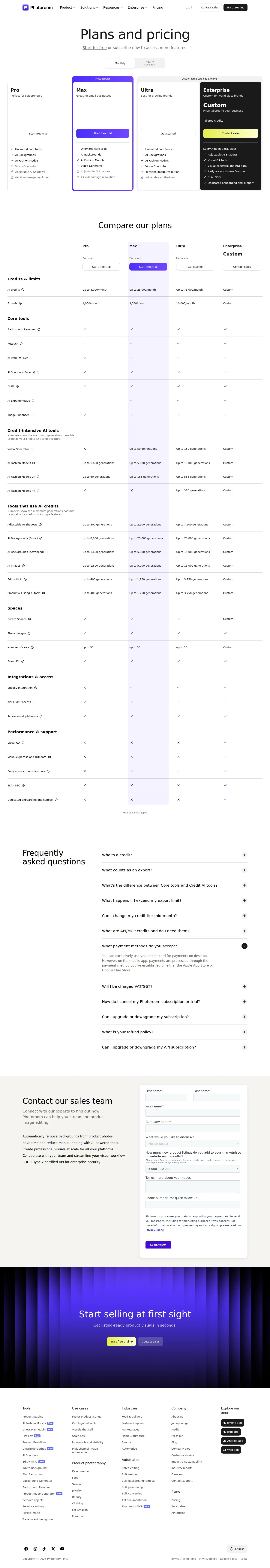 App plans repackaged: Free card dropped, absolute credit and export allowances published - The consumer pricing page dropped its Free card and now shows only Pro / Max / U