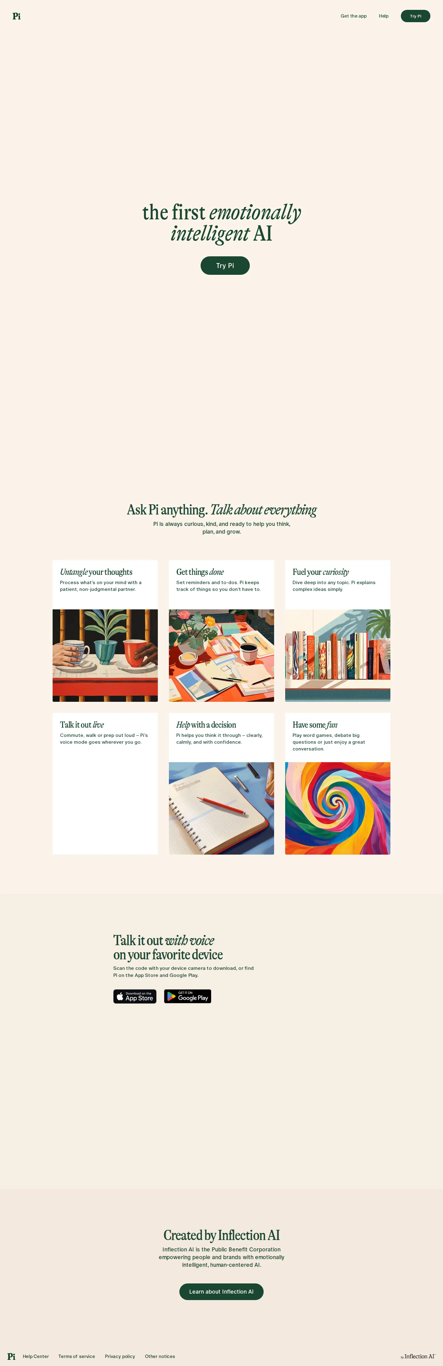 Live check: Pi still free, no price card, no paid tier - Verified 2026-06-16: pi.ai is live and presents Pi as a free consumer assistant 