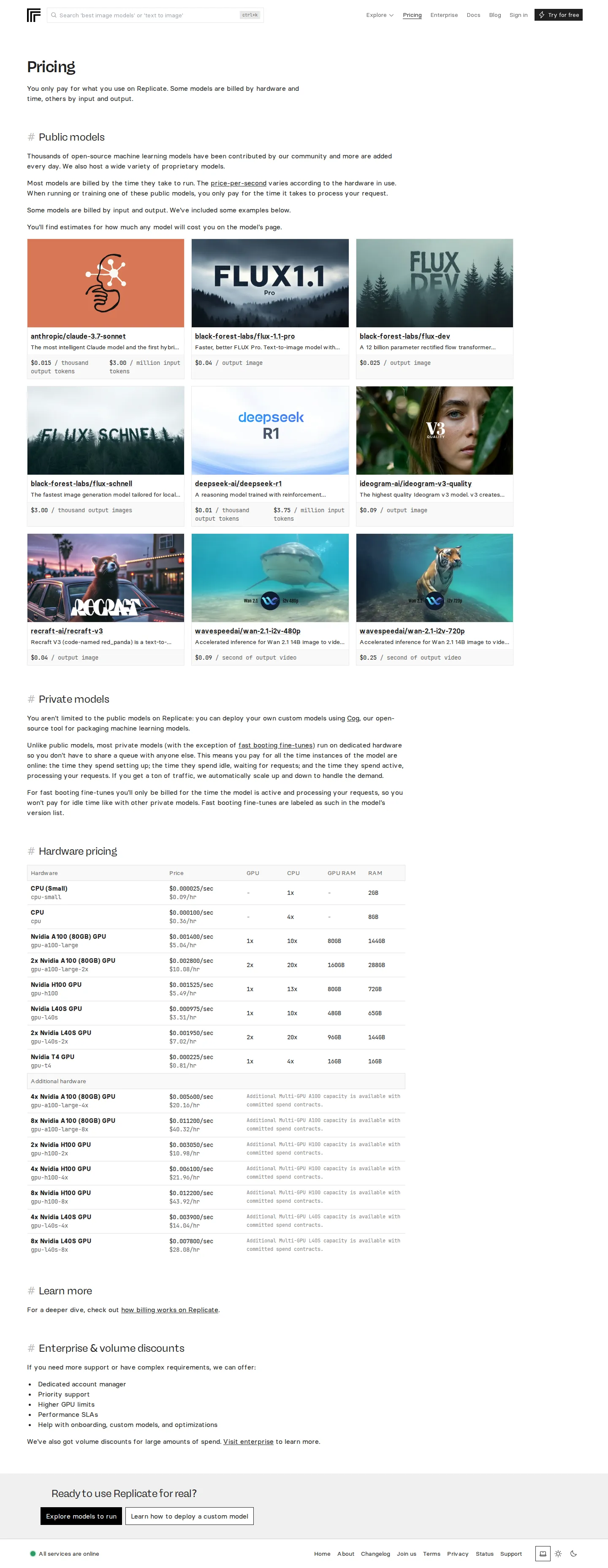 Current Live Pricing Snapshot screenshot 2